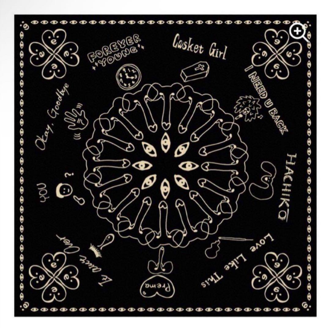 藤井風プレマグッズPrema バンダナブラック&アイボリー２枚セットおまけ付き