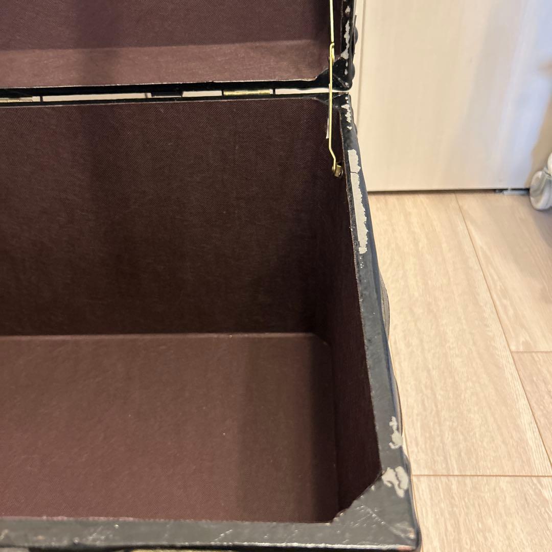 アンティーク調　宝箱　スツール　収納　トランクBOX
