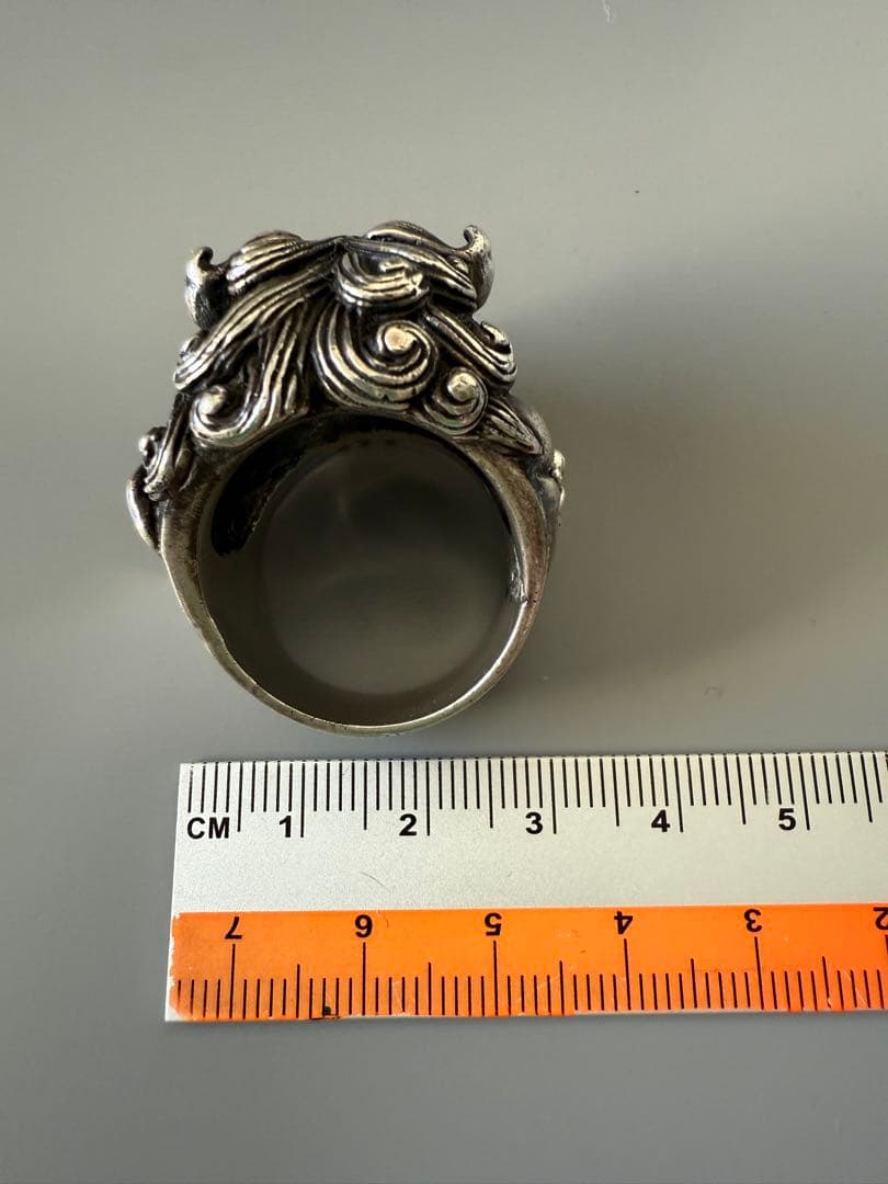 かすう工房 廃番 希少 初期 獅子リング