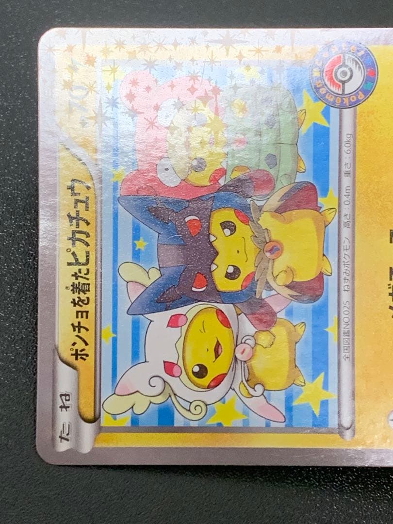 ポンチョを着たピカチュウ　203/xy-p
