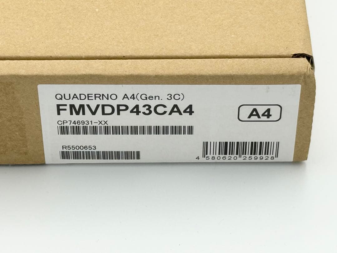 富士通FMVDP43CA4 電子ペーパー QUADERNO A4(Gen.3C)