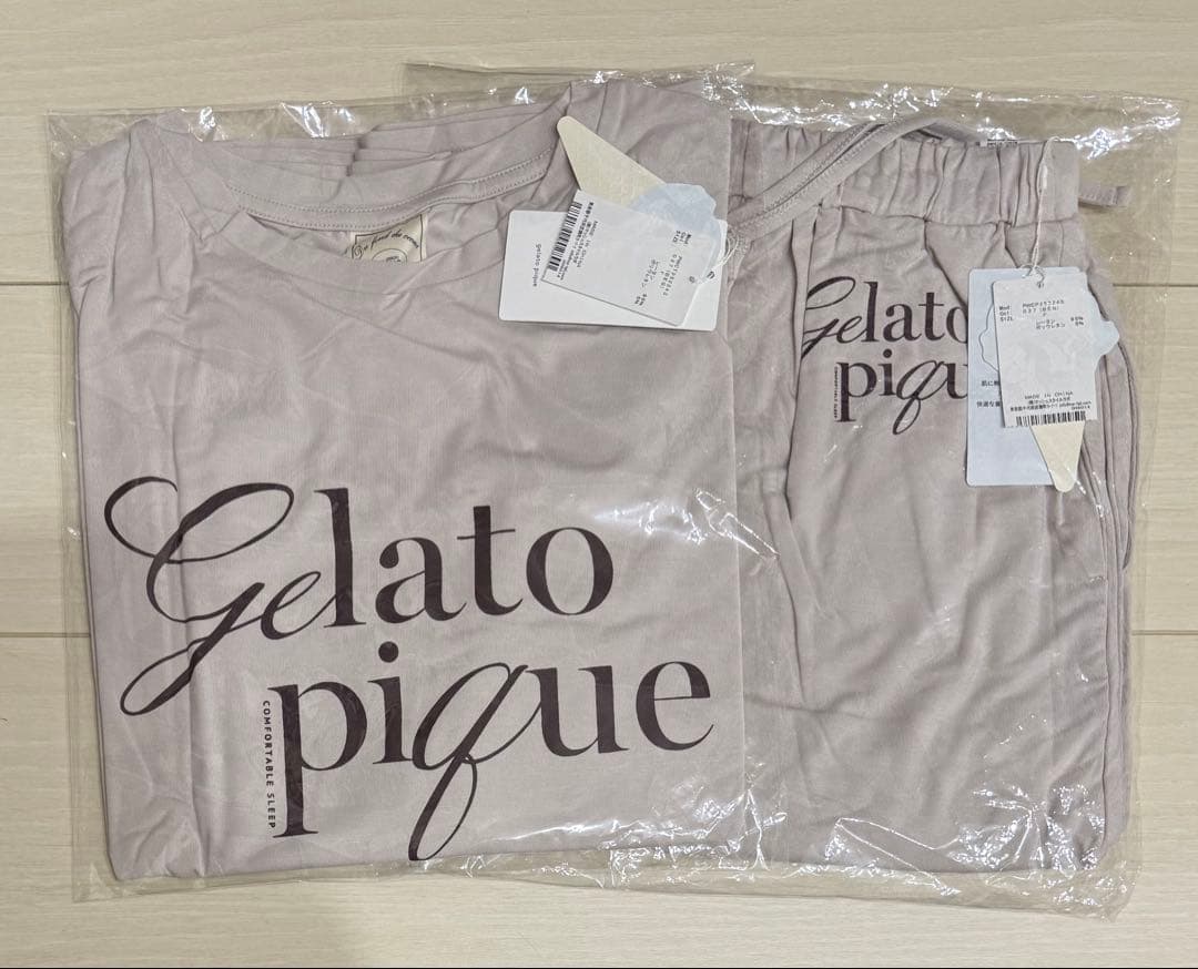 ジェラートピケ ジェラピケ 【接触冷感】レーヨンロゴTシャツ ショートパンツ