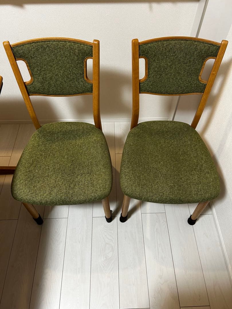 オーク材 ダイニングテーブルと椅子セット