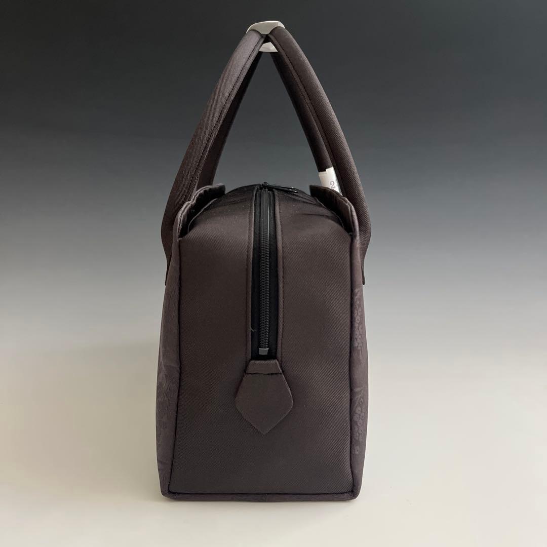 新品未使用品　京都 西陣織正絹帯地使用　利休バッグお茶席　25906