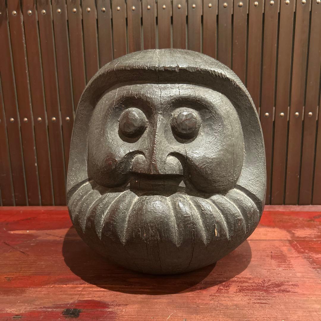 民藝　達磨木型　江戸後期〜