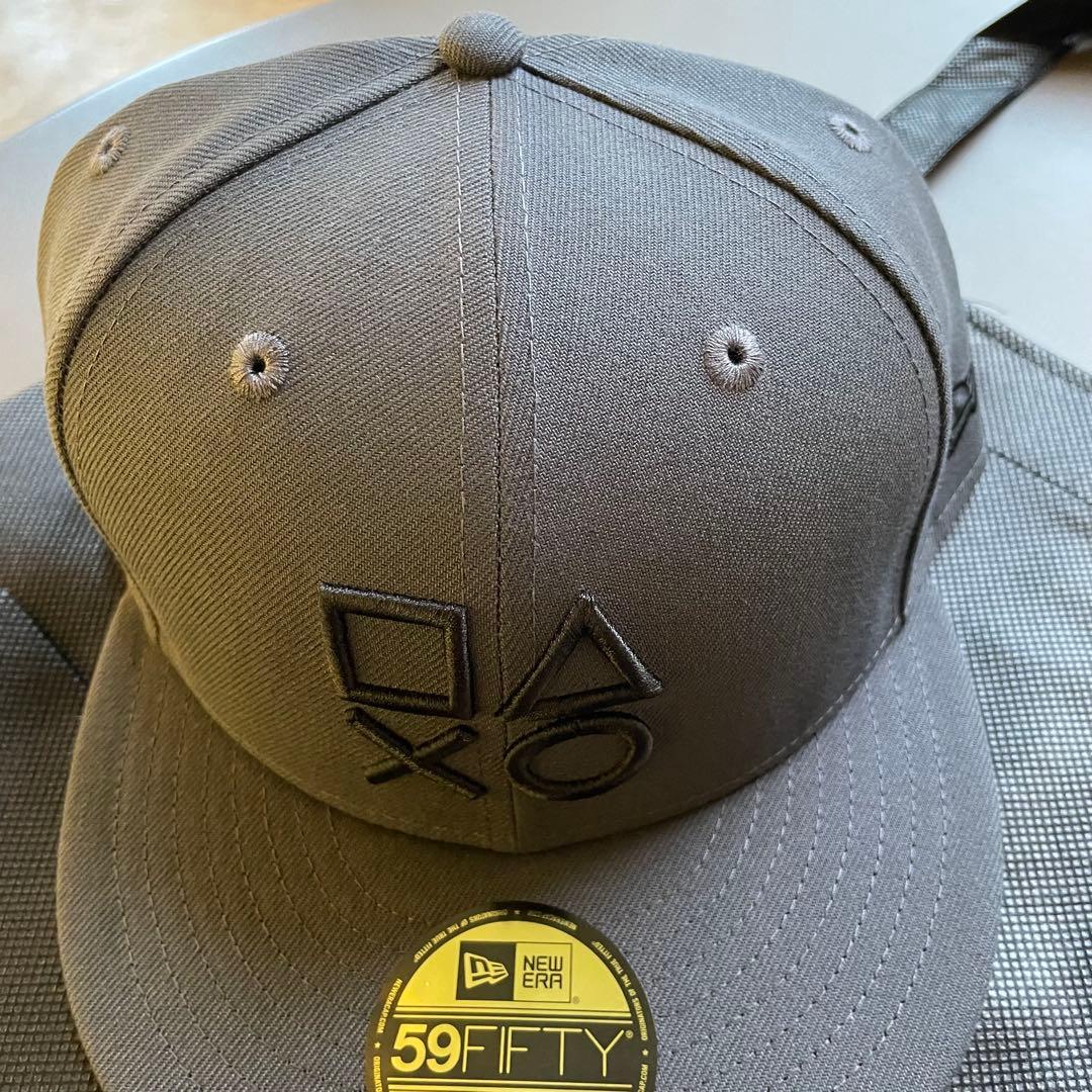 New era 59FIFTY PlayStation シェイプス ロゴ ダー