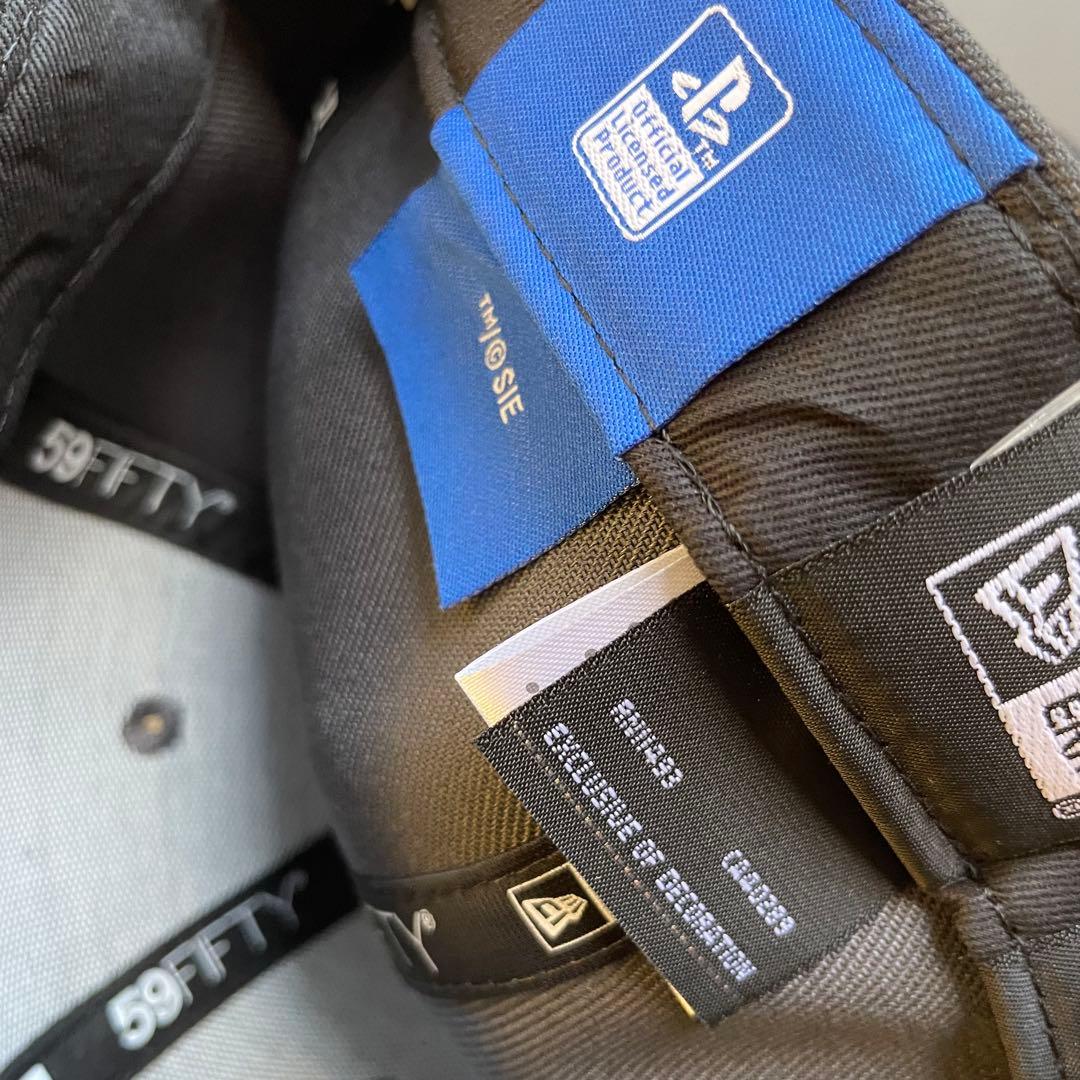 New era 59FIFTY PlayStation シェイプス ロゴ ダー