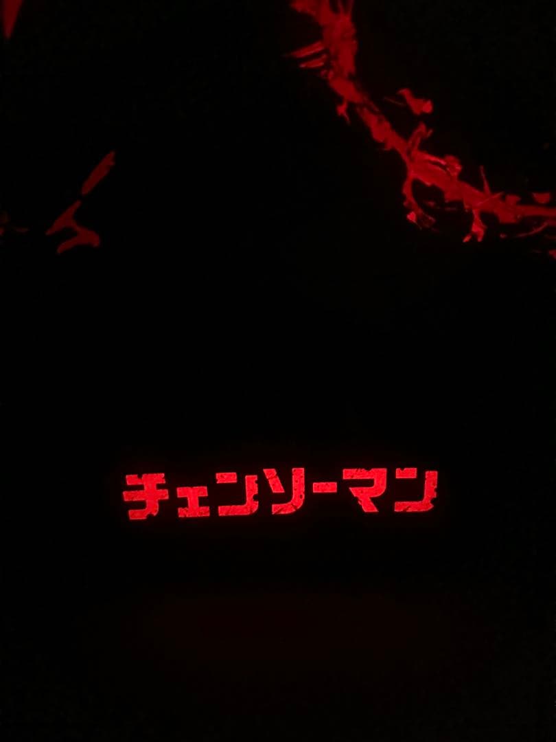 台湾限定　劇場版 チェンソーマン レゼ編 A3蓄光 ポスター　赤夜光　希少