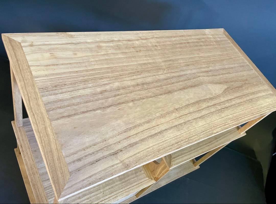 特価❣️『母』 利休好 袋棚 志野棚 組立式 仕舞い箱 茶道具 （26F①）