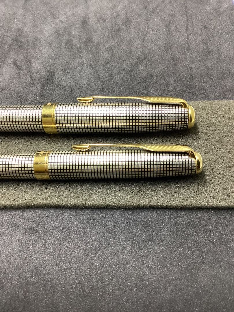 パーカー　ボールペン　万年筆　ソネットプレシャス　シズレGTスターリングシルバー