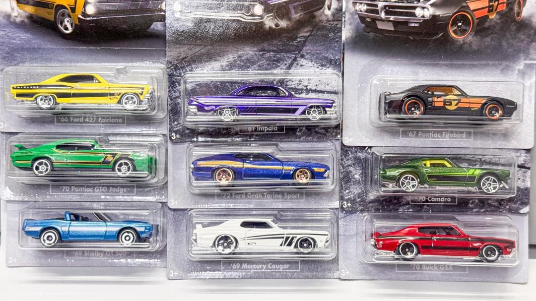 ホットウィール★ AMERICAN STEEL ★アメリカン スチール ★ 9台