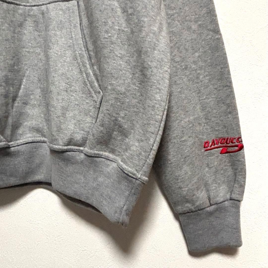 【新品タグ付】DAVOUCCIダヴォッチ パーカースウェット ロゴ刺繍　裏起毛