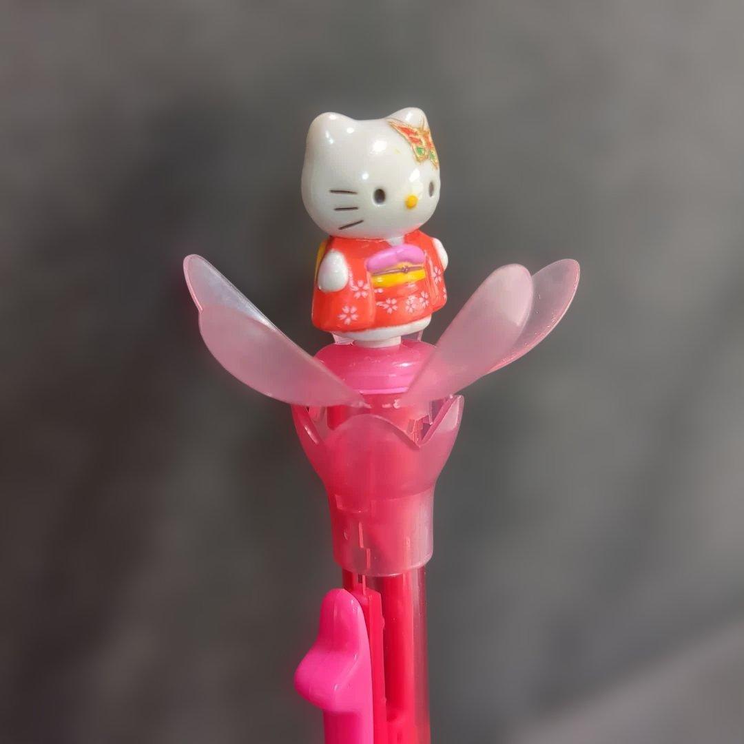 希少 レア ご当地キティ 着物 ボールペン 花びら サンリオ