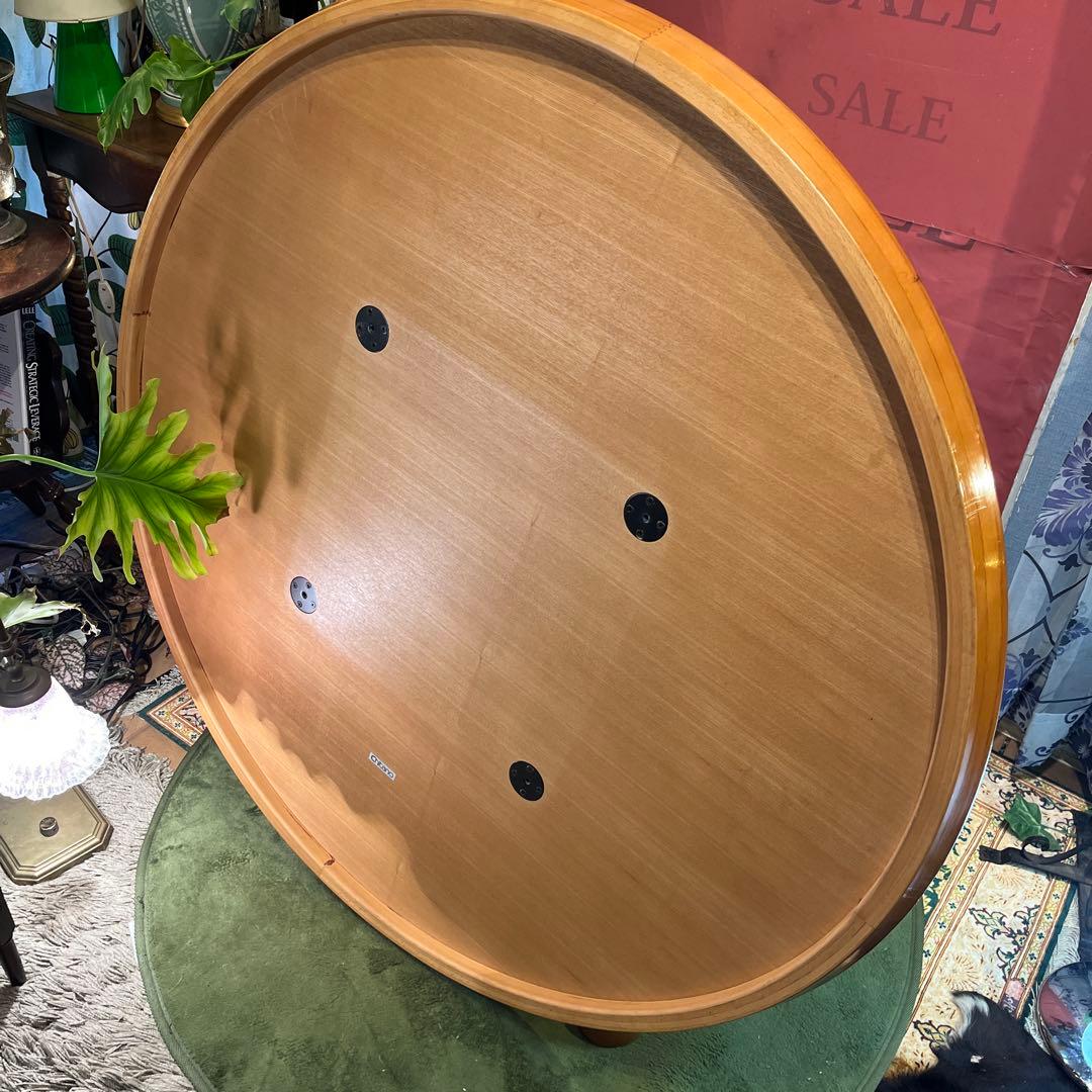 ゆ引き取り価格　カリモク　チターノ　スタイリッシュモダン　ラウンドテーブル