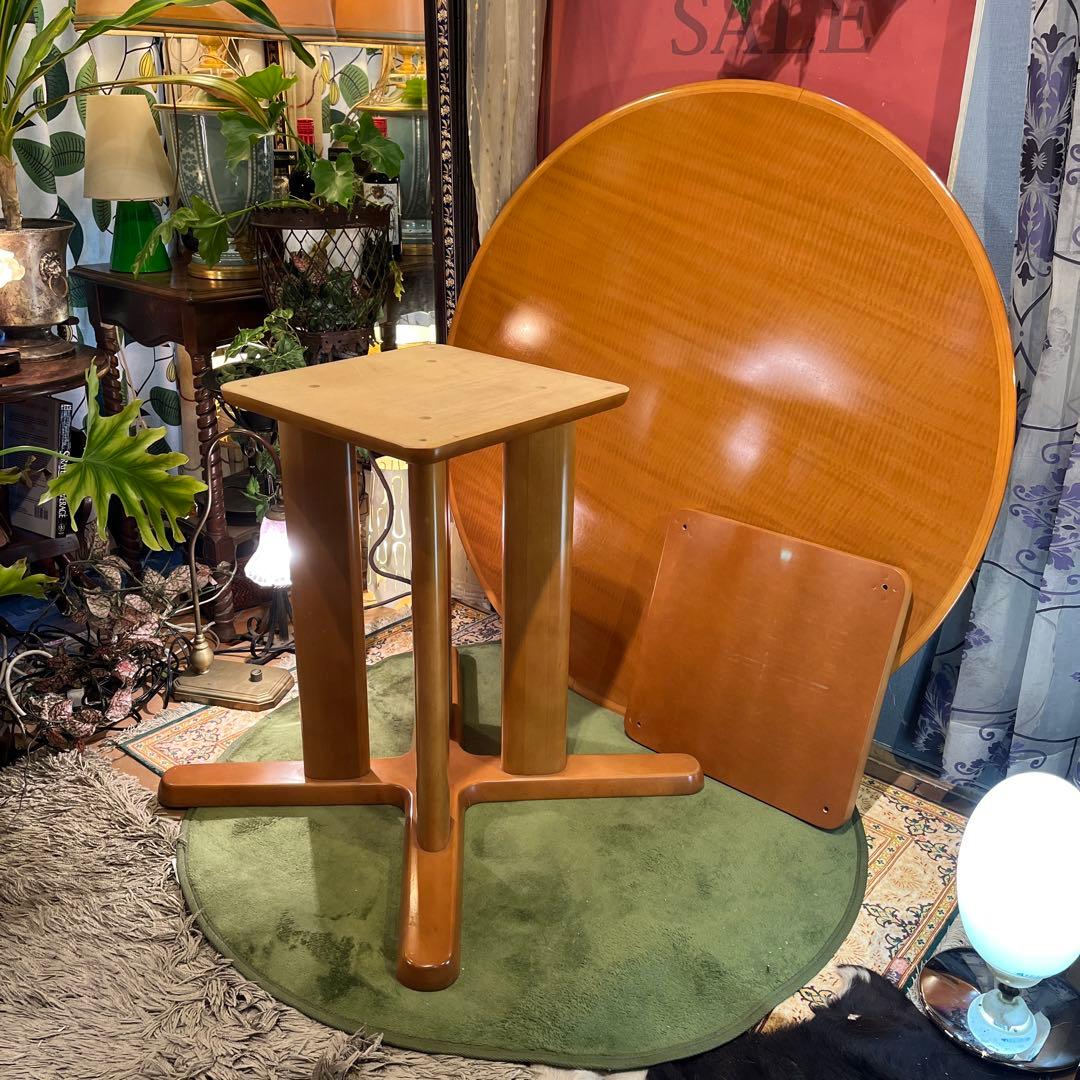 ゆ引き取り価格　カリモク　チターノ　スタイリッシュモダン　ラウンドテーブル