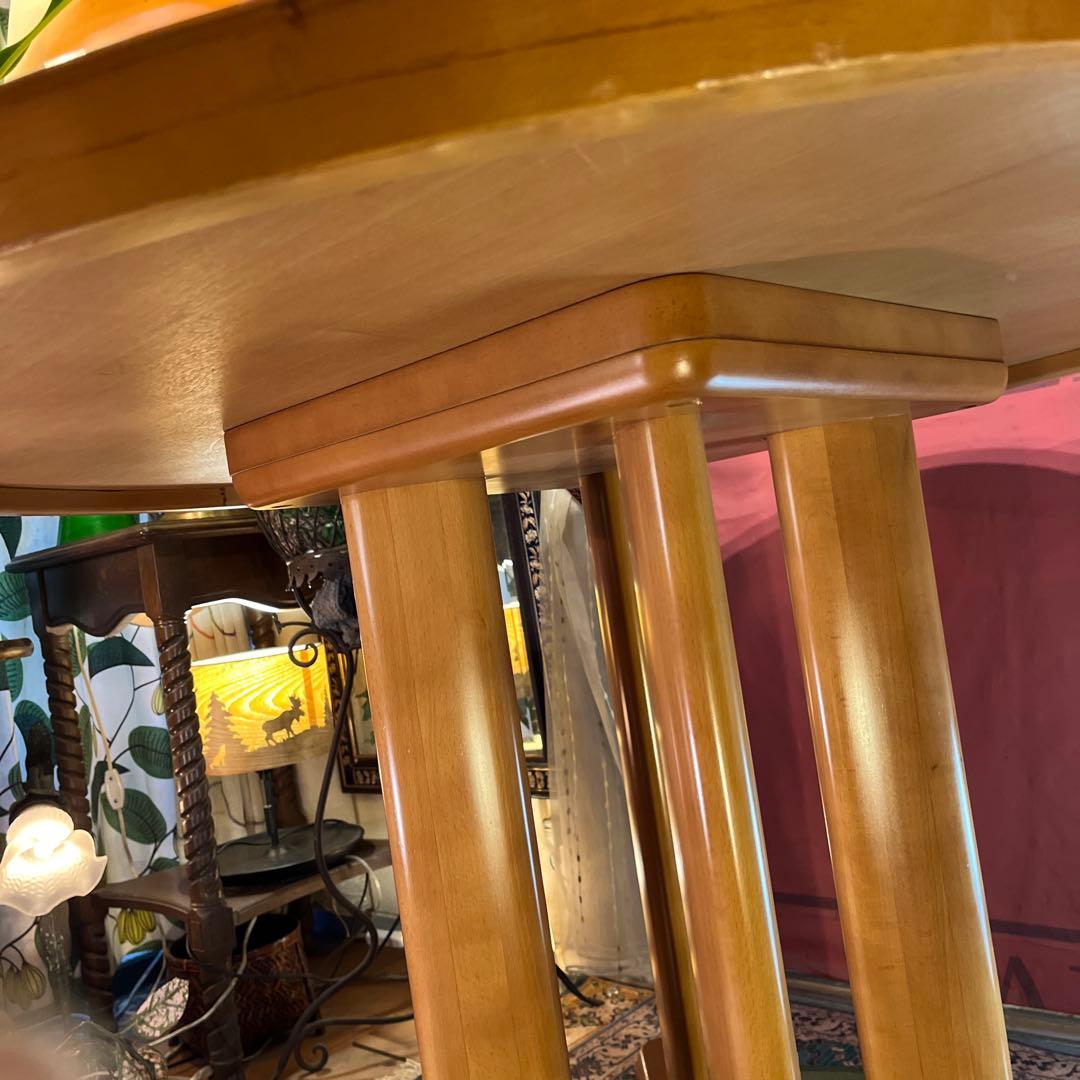 ゆ引き取り価格　カリモク　チターノ　スタイリッシュモダン　ラウンドテーブル