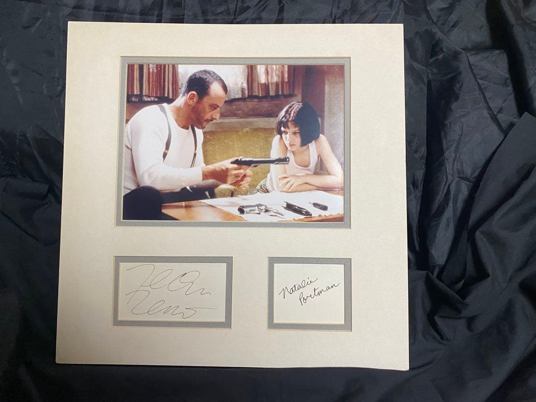 レオン LEON 直筆サイン ポートレート ナタリーポートマン ジャンレノ