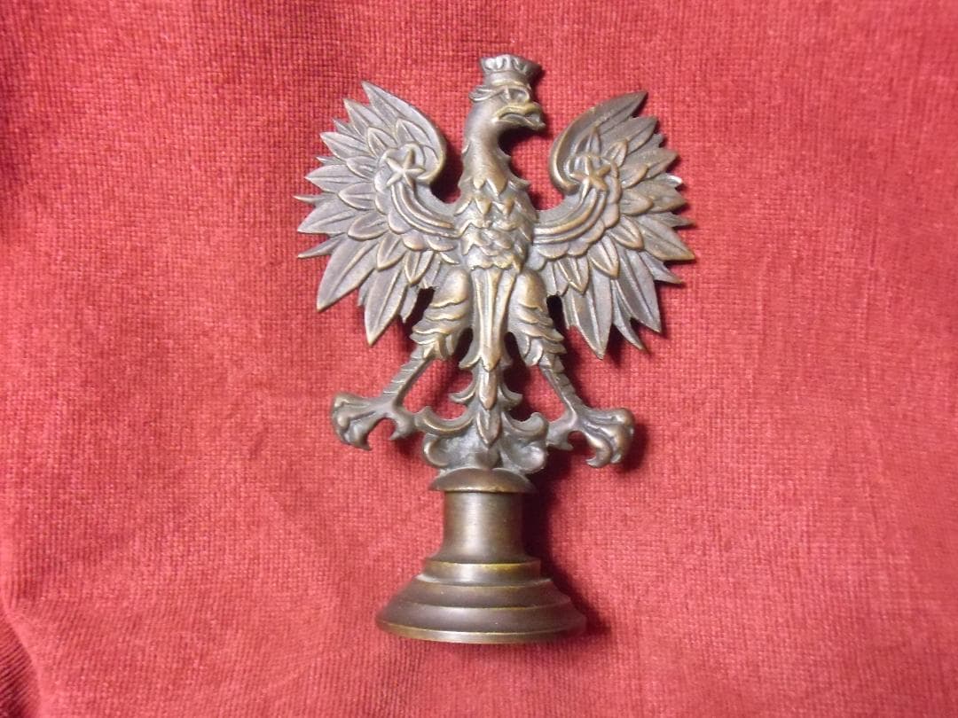 Ｐポーランド軍＊鷲のブロンズの置き物（実物）