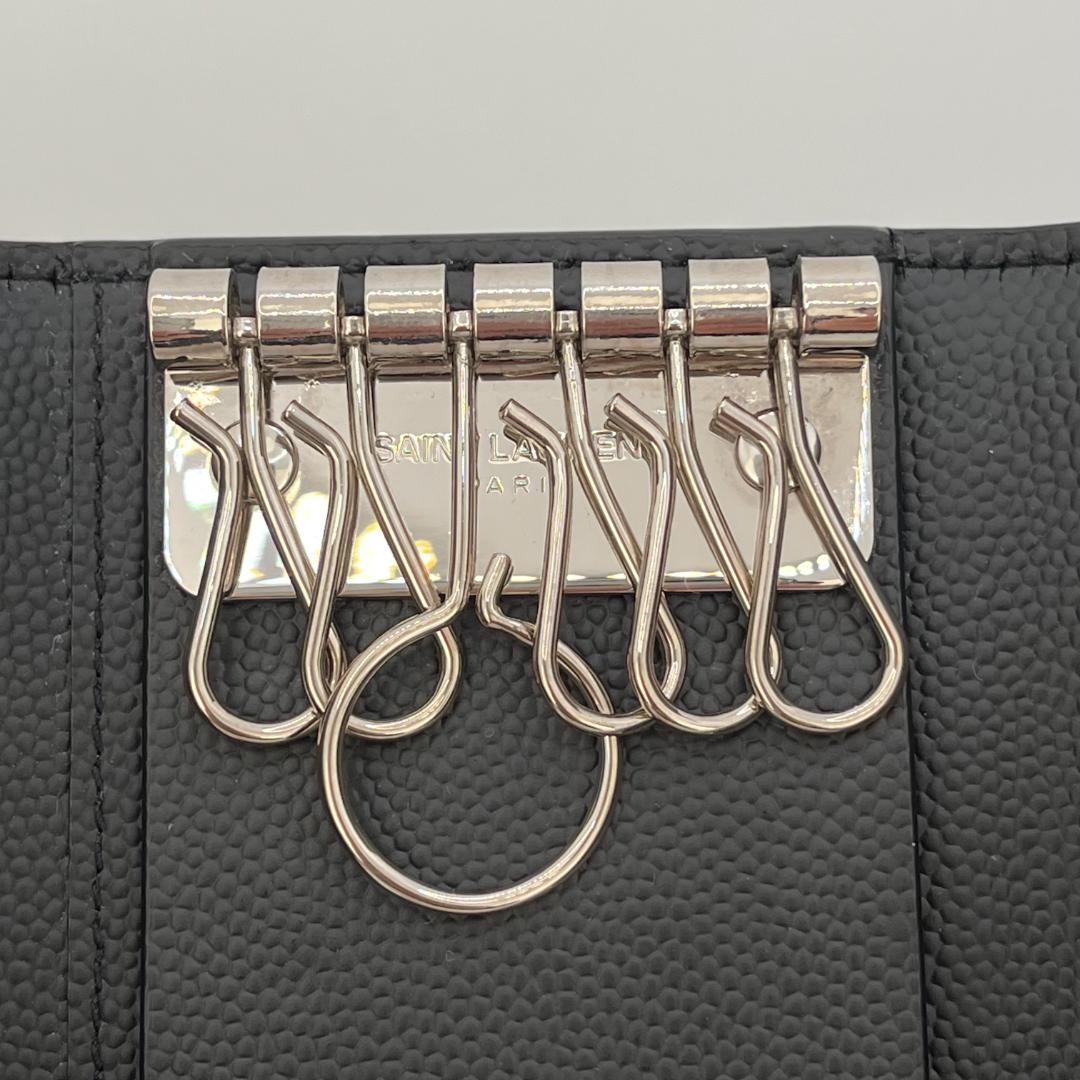 サンローラン　キーケース　ブラック　レザー