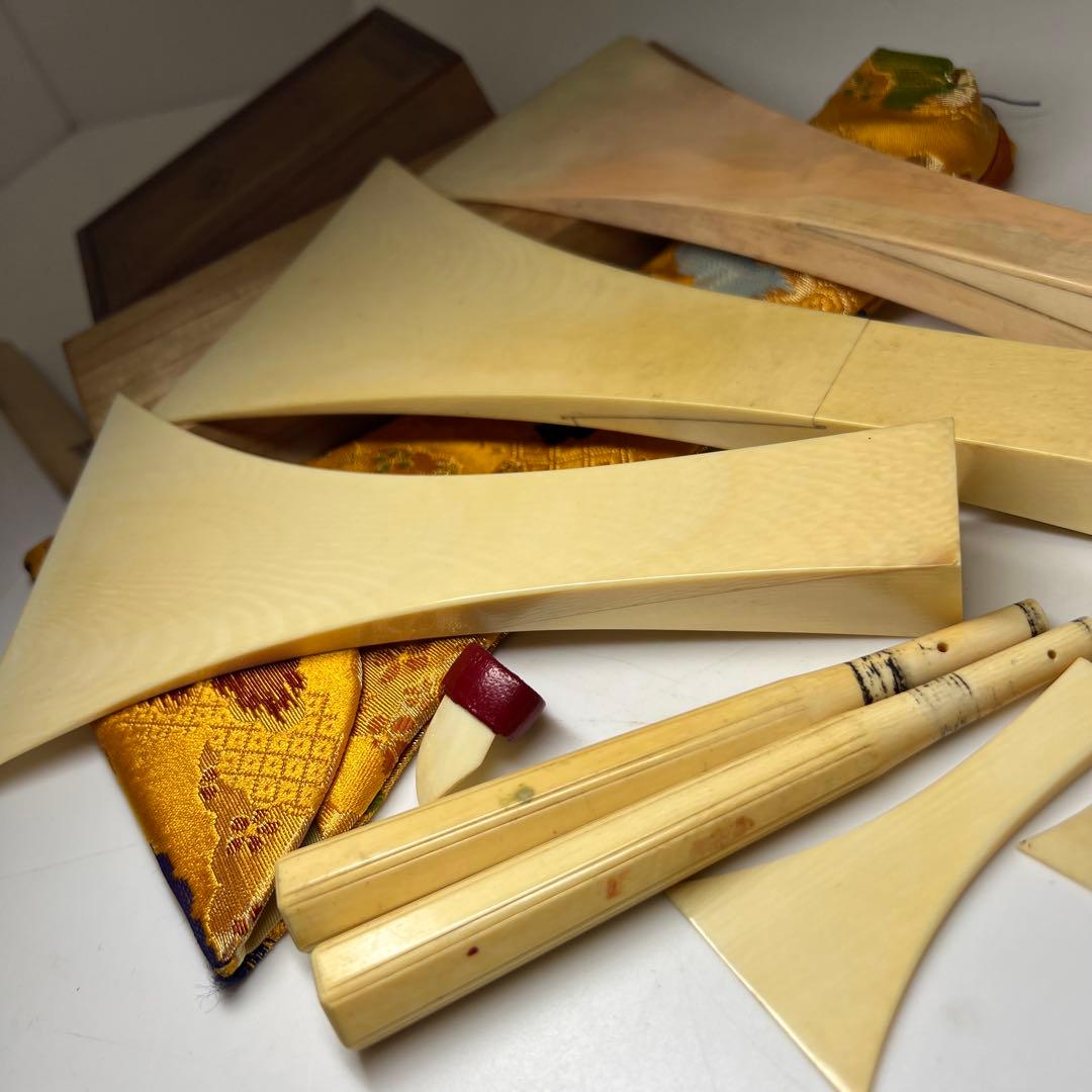 極上糸巻、バチ色々　415g 東Y7-1205①