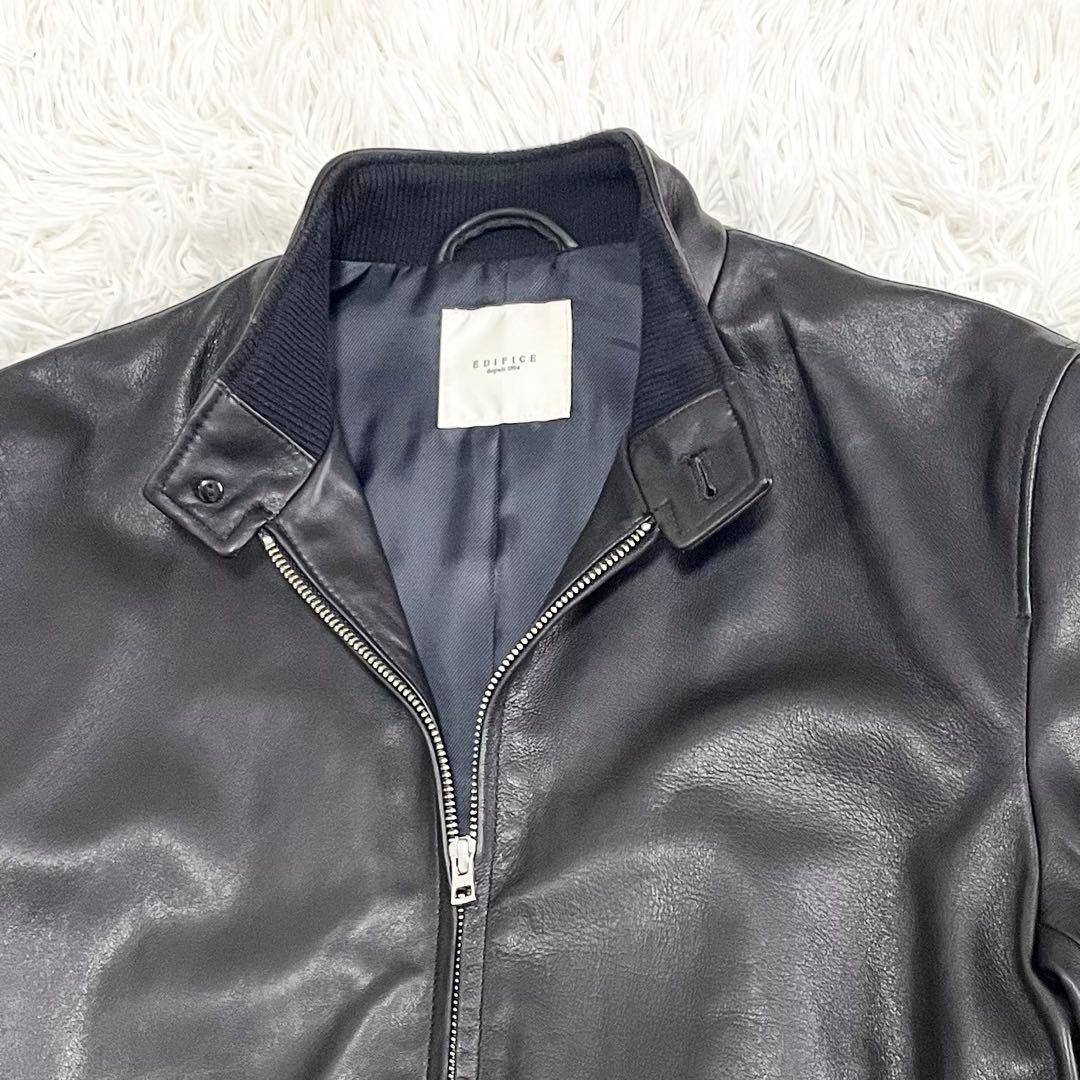 【専用】エディフィス シングルライダース ラムレザー 羊革 ブラック L