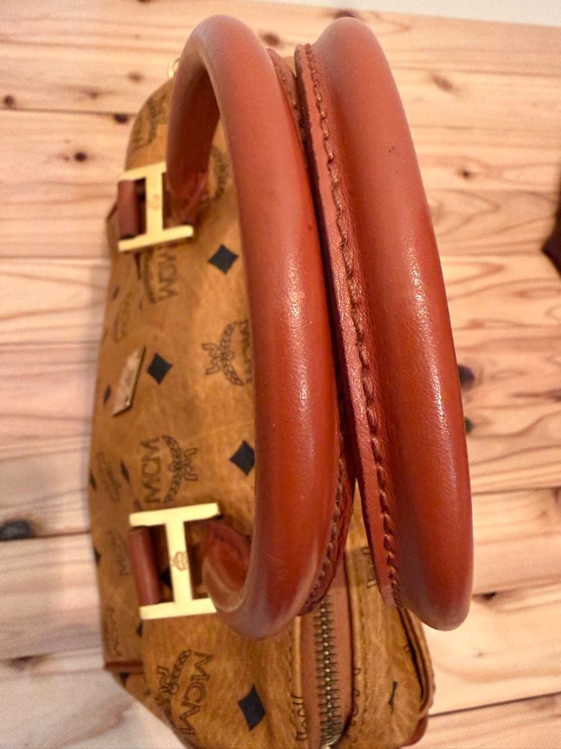 美品 ■ MCM エムシーエム ハンドバッグ2way 総柄 ショルダーバッグ