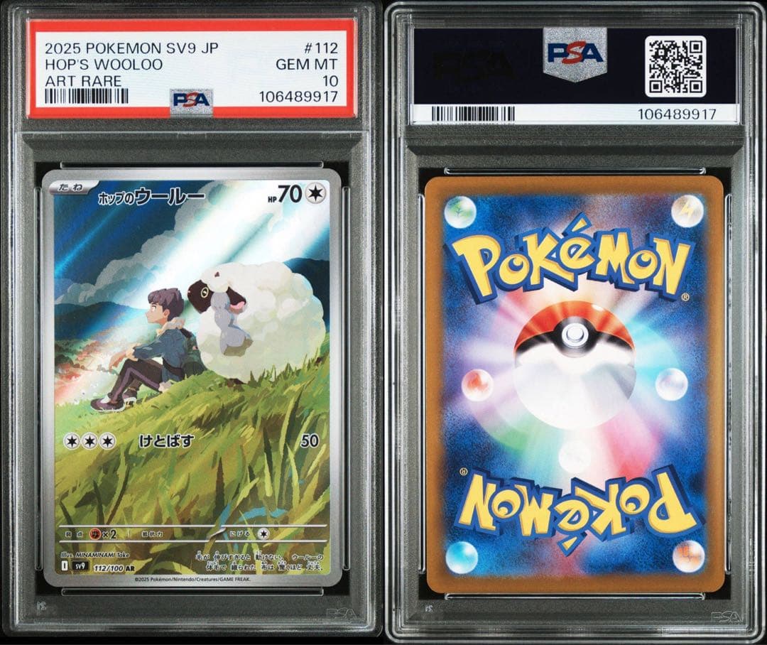 パドルパートナーズar psa10 12連番　ポケモン　リーリエ　N ナンジャモ