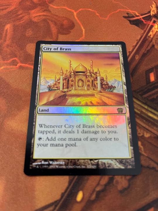 【MTG】真鍮の都　8版foil 英語