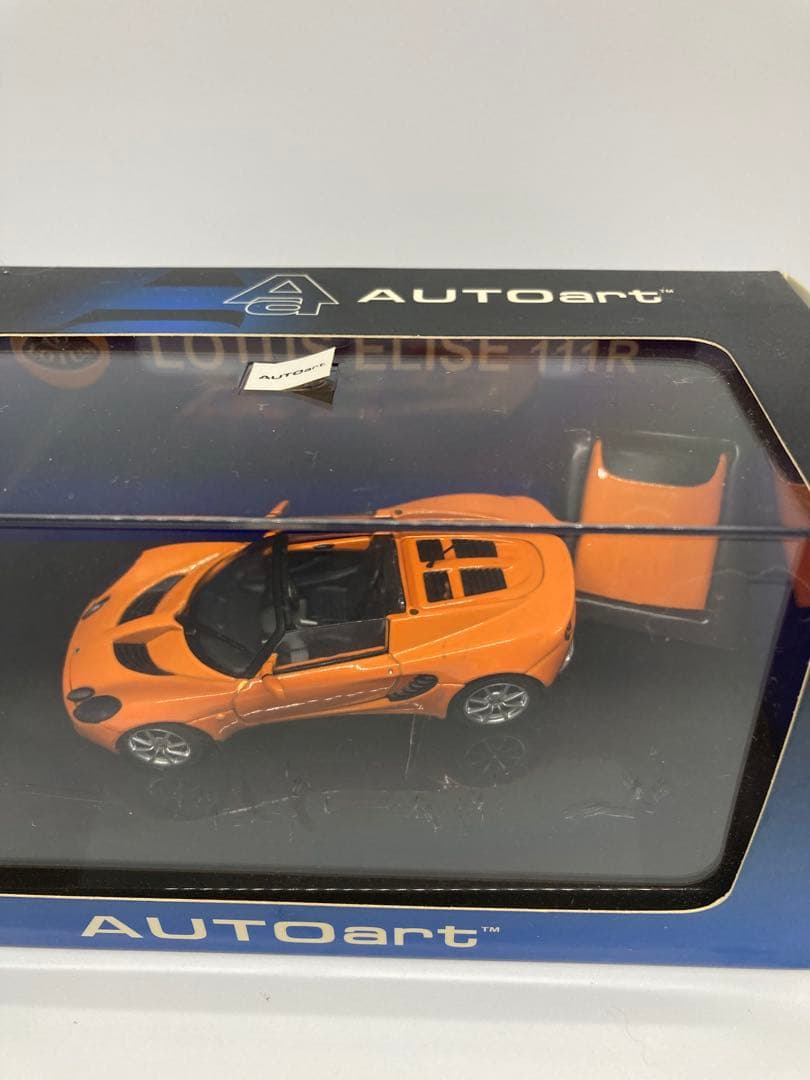 AUTOart ロータス エリーゼ 1/43 オレンジ　ミニカー