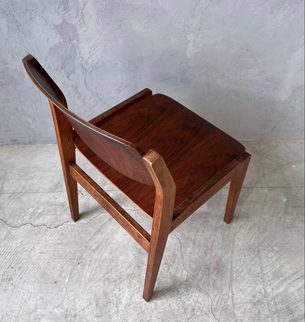 超希少 極初期型 天童木工 水之江忠臣 ブックチェア チーク材 ヴィンテージ