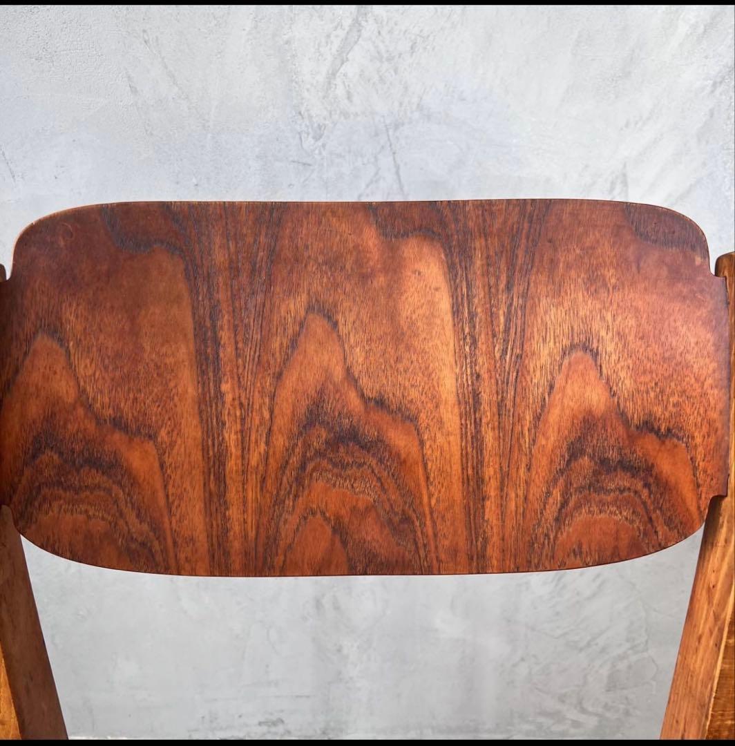 超希少 極初期型 天童木工 水之江忠臣 ブックチェア チーク材 ヴィンテージ