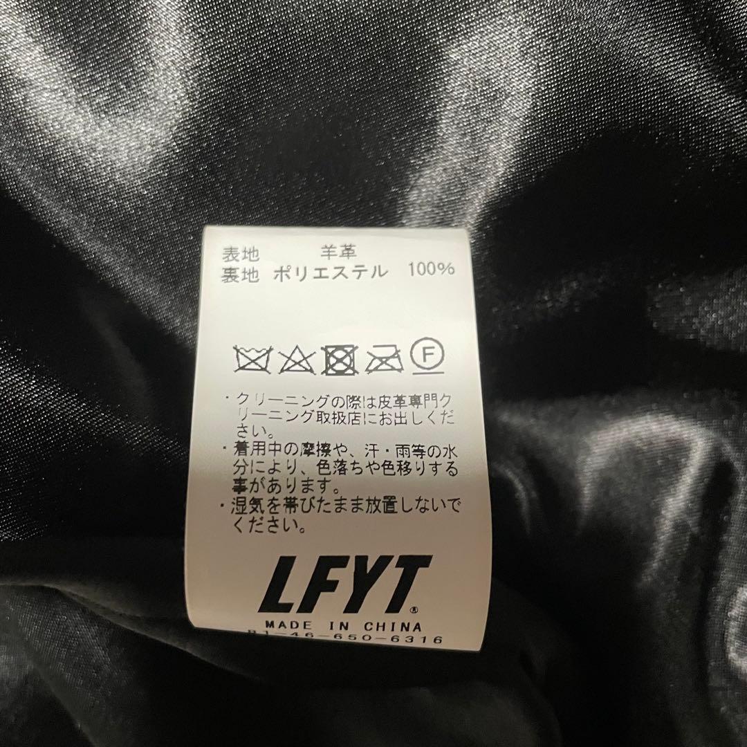 ジャケット・アウター LFYT MONOGRAM LF LOGO LAMB LEATHER JKT