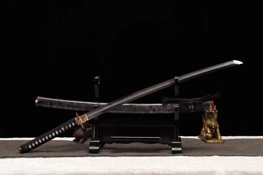 永楽魚皮 日本刀 模造刀 居合刀 武士道 武蔵 鑑賞用 手鍛造打