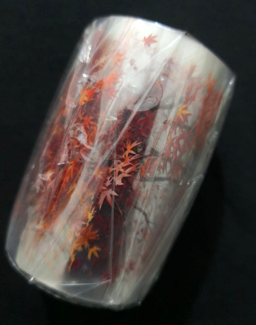 【8722】海外　マステ　5m巻売り　PETマスキングテープ　楓　秋