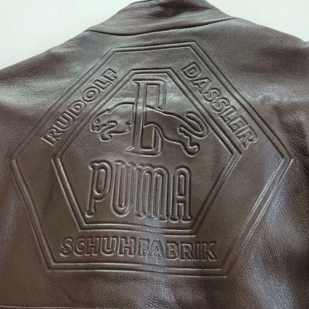 PUMA プーマ　レザージャケット　S　ルドルフダスラー　革ジャン ライダース