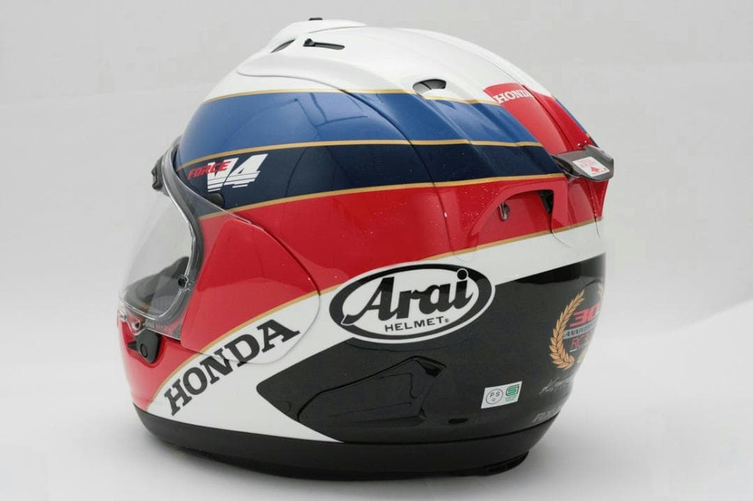 RC30 カラー　Arai RX-7V ヘルメット Hondaフルフェイス