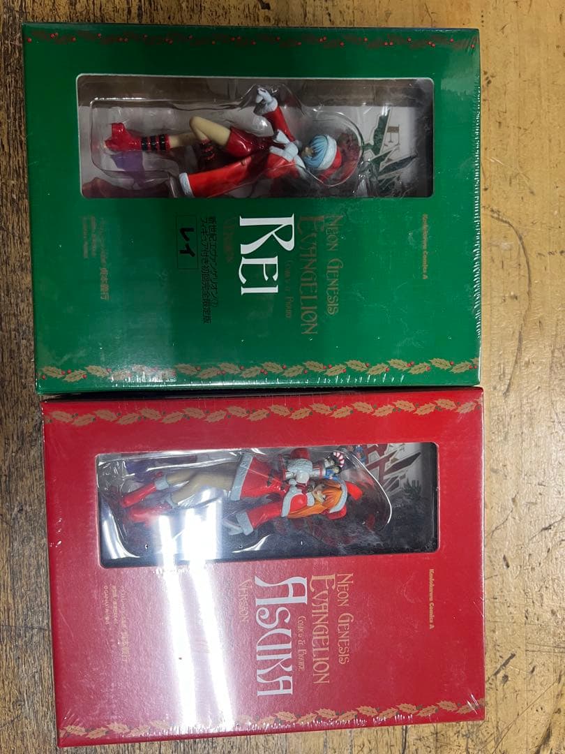 新世紀エヴァンゲリオン レイ アスカ フィギュアセット　コミック7巻特装版　新品