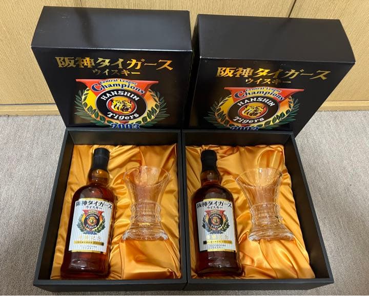 【蔵出・レア・未開栓】阪神タイガース2003年優勝記念軽井沢ウイスキー2セット