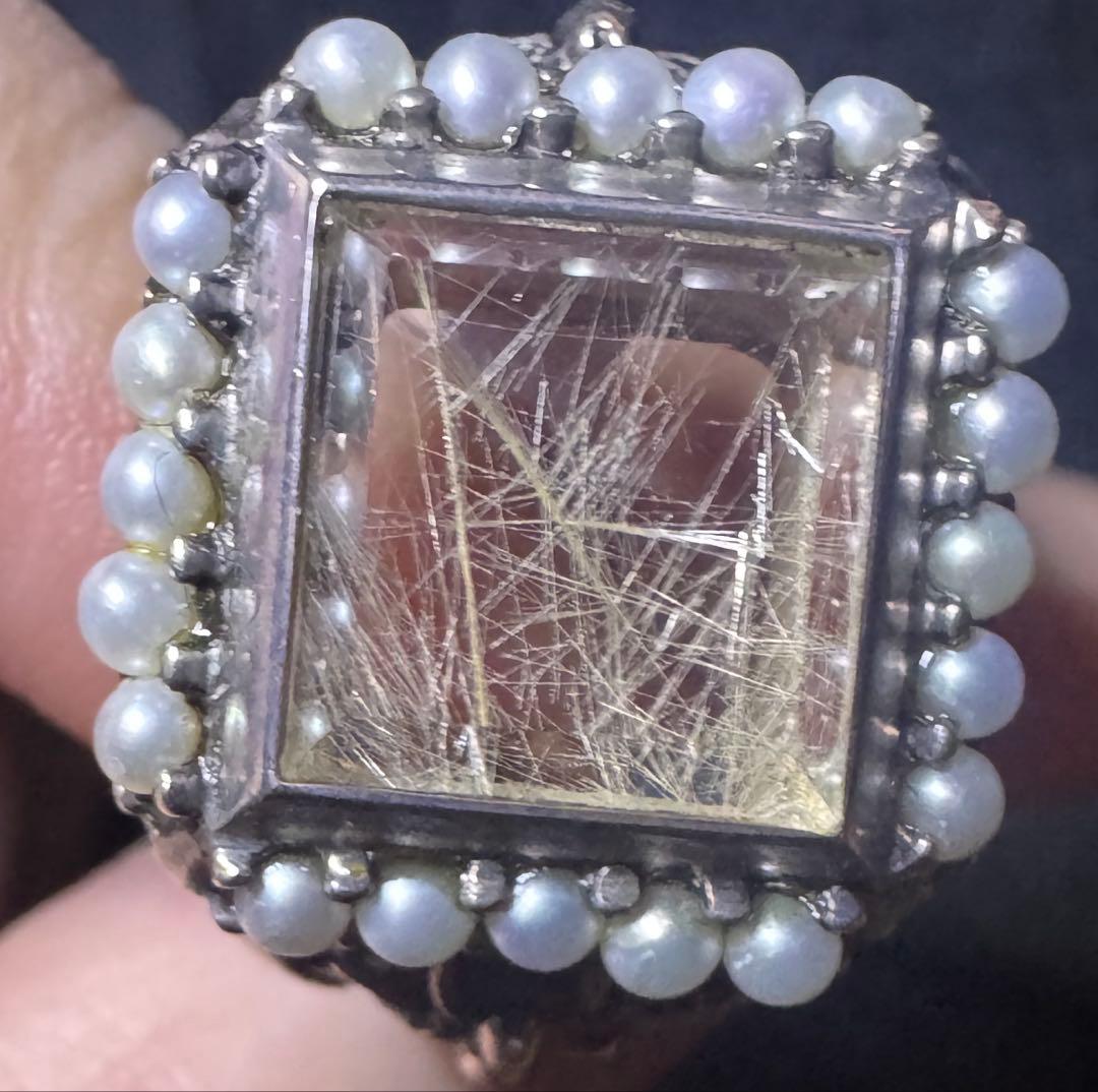 e.m. イーエム　カレッジリング　ルチルクォーツ