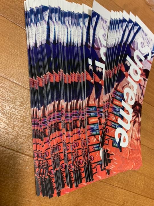 supreme ステッカー ボックスロゴ HNIC 21ss