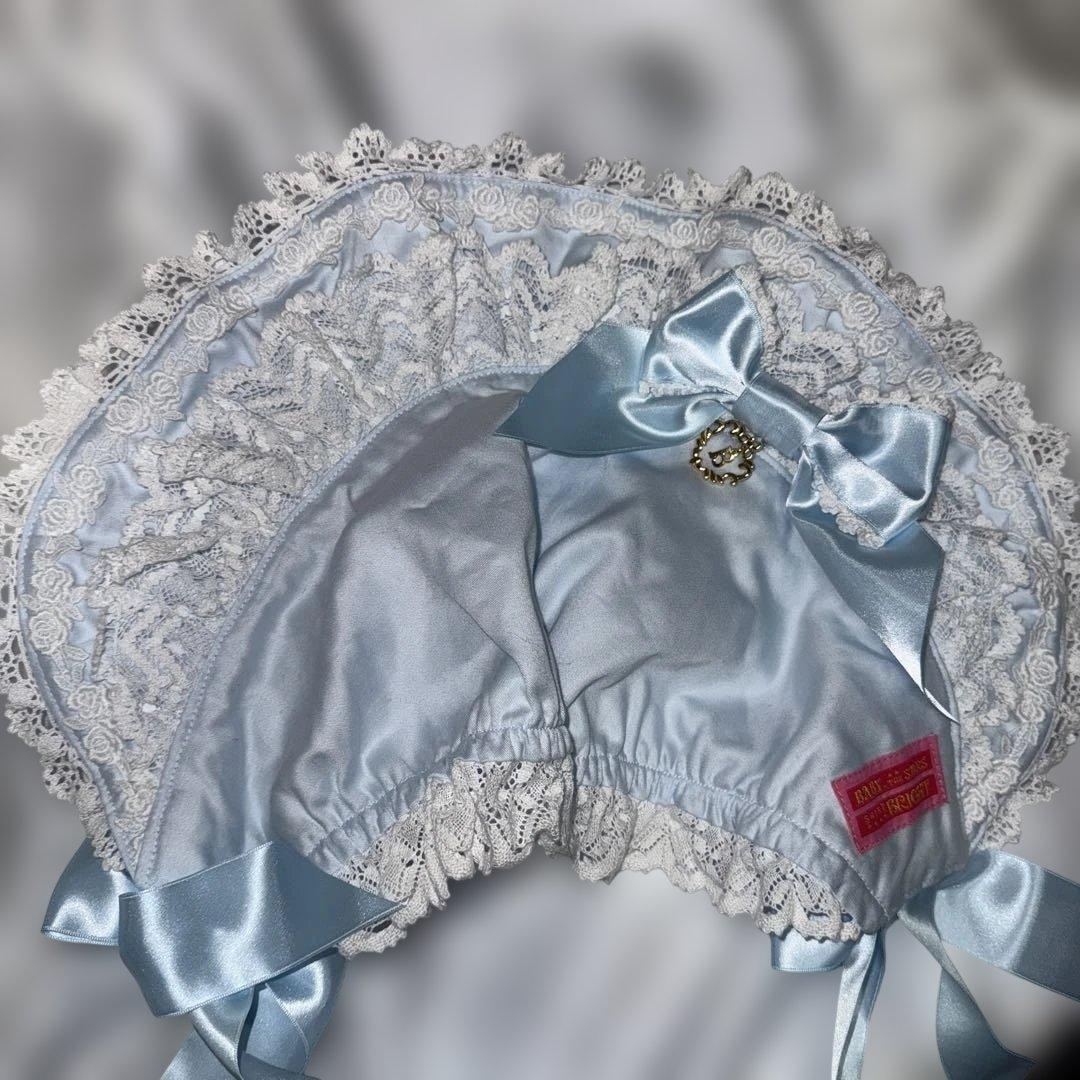 Romantic Roseハーフボンネット　サックス