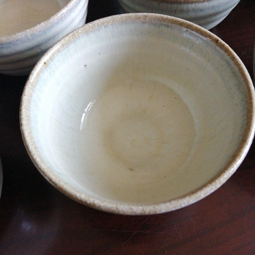 唐津焼　利左衛門　唐津数茶碗　10客　12cm