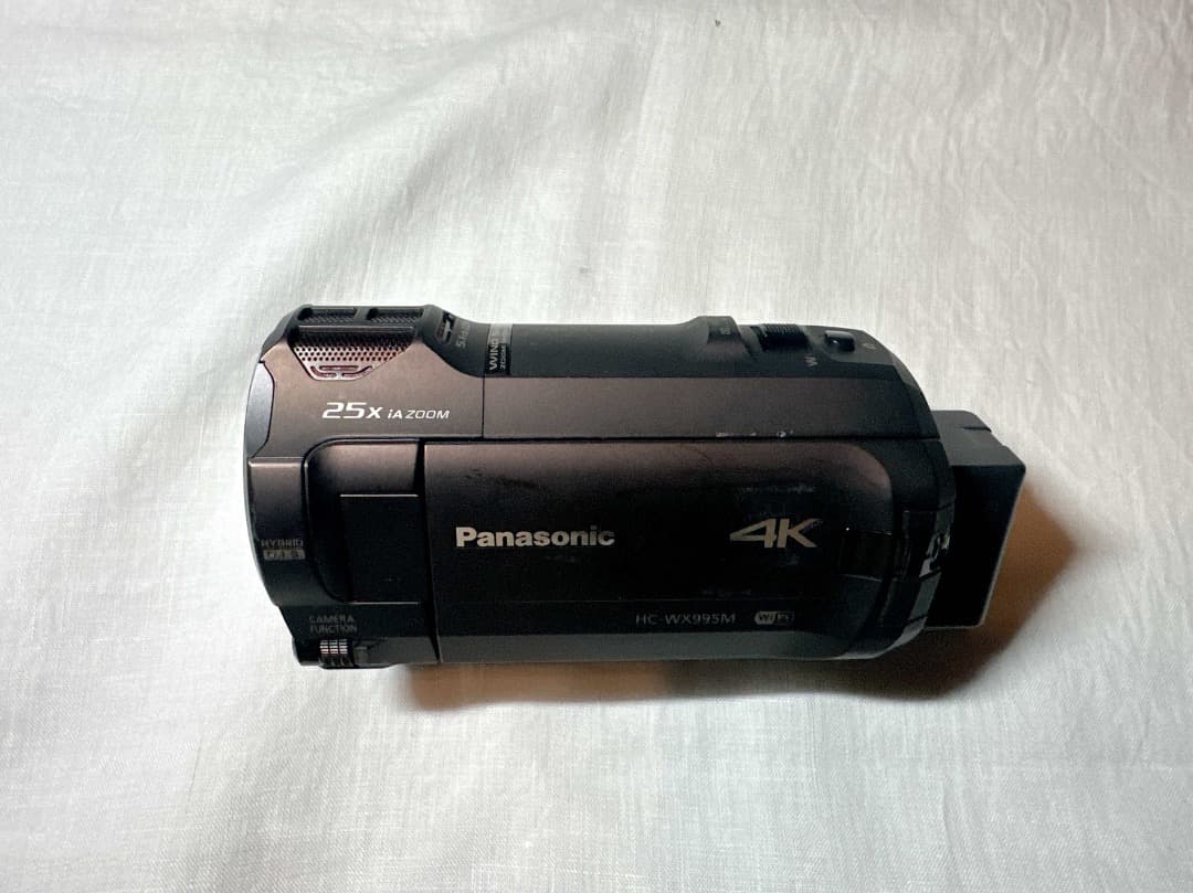 Panasonic HC-WX995M 4Kビデオカメラ（箱なし・付属品あり）