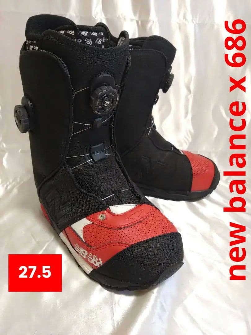 new balance x 686 ダブルBoa スノボブーツ 27.5cm