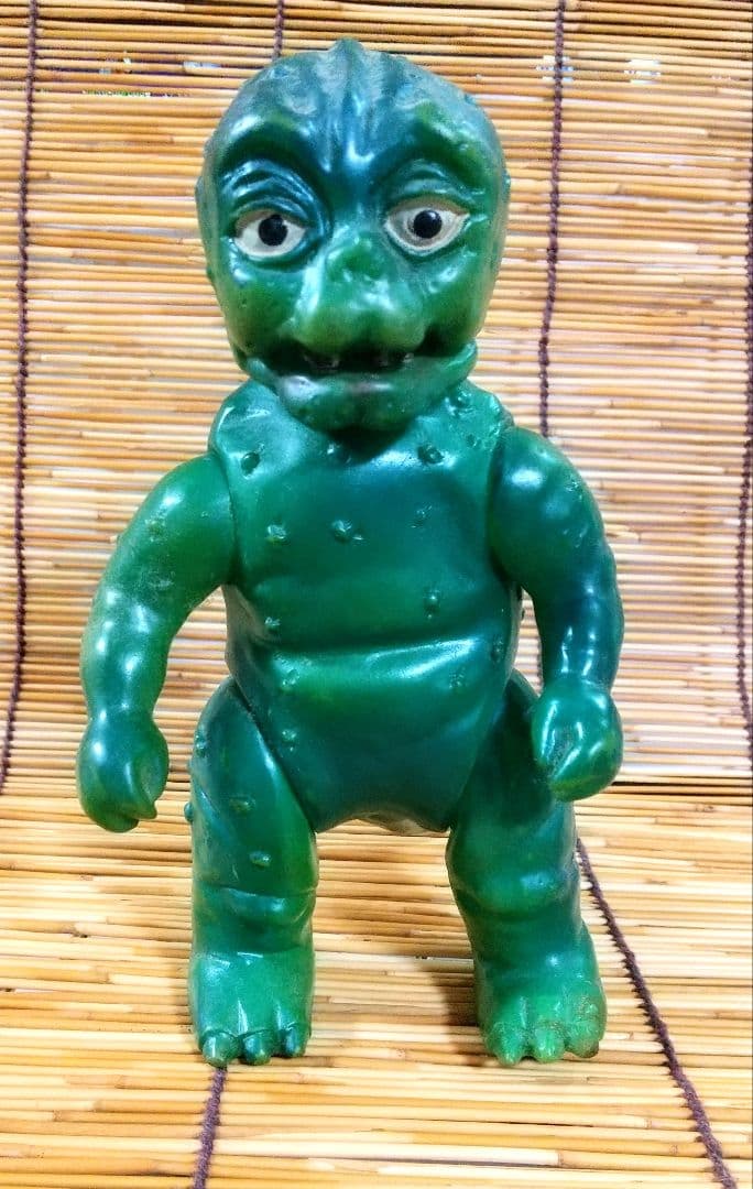激レア当時物★マルサン ミニラ(ゴジラの息子)ソフビ★昭和レトロ・怪獣・人形