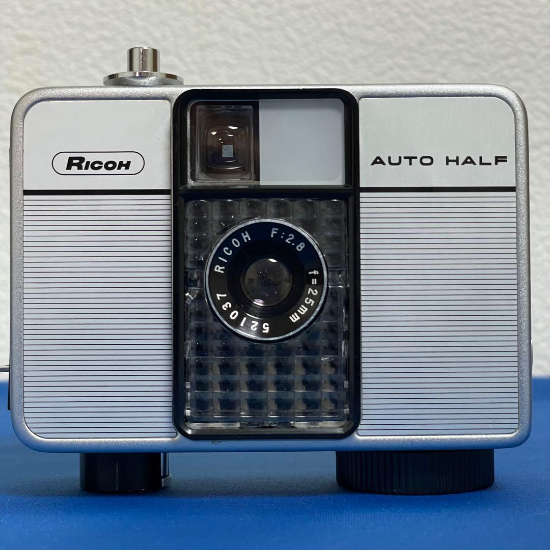 ★完動美品！リコーオートハーフＥブラックライン★