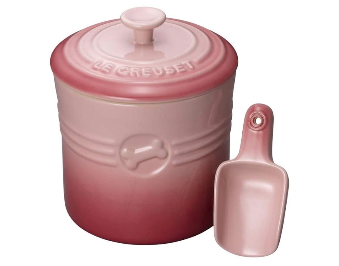 【新品】Le Creuse フードコンテナベット ナチュラルピンク