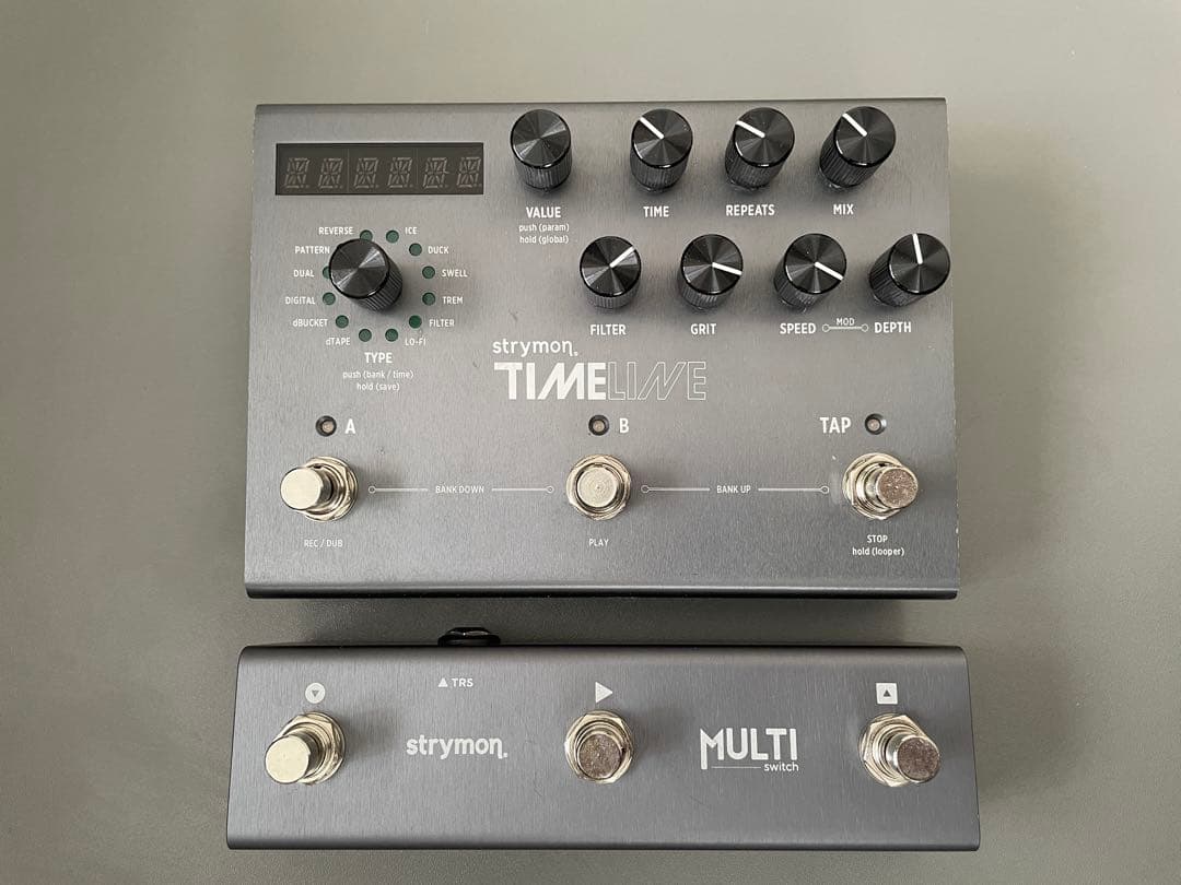 Strymon TIMELINE & MULTIスイッチ