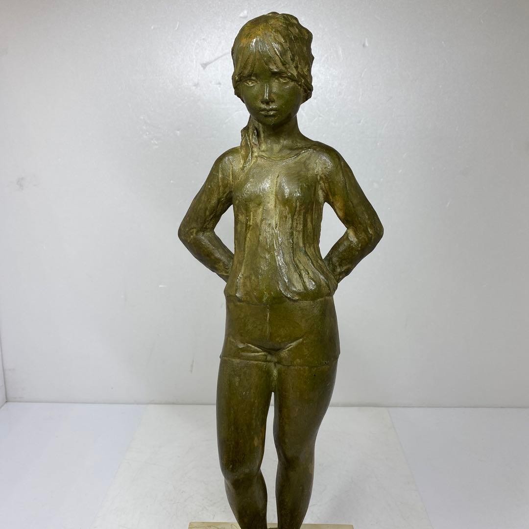 高野佳昌　ブロンズ　高さ約47.4㎝　トニエ　東さ7-0809☆2F