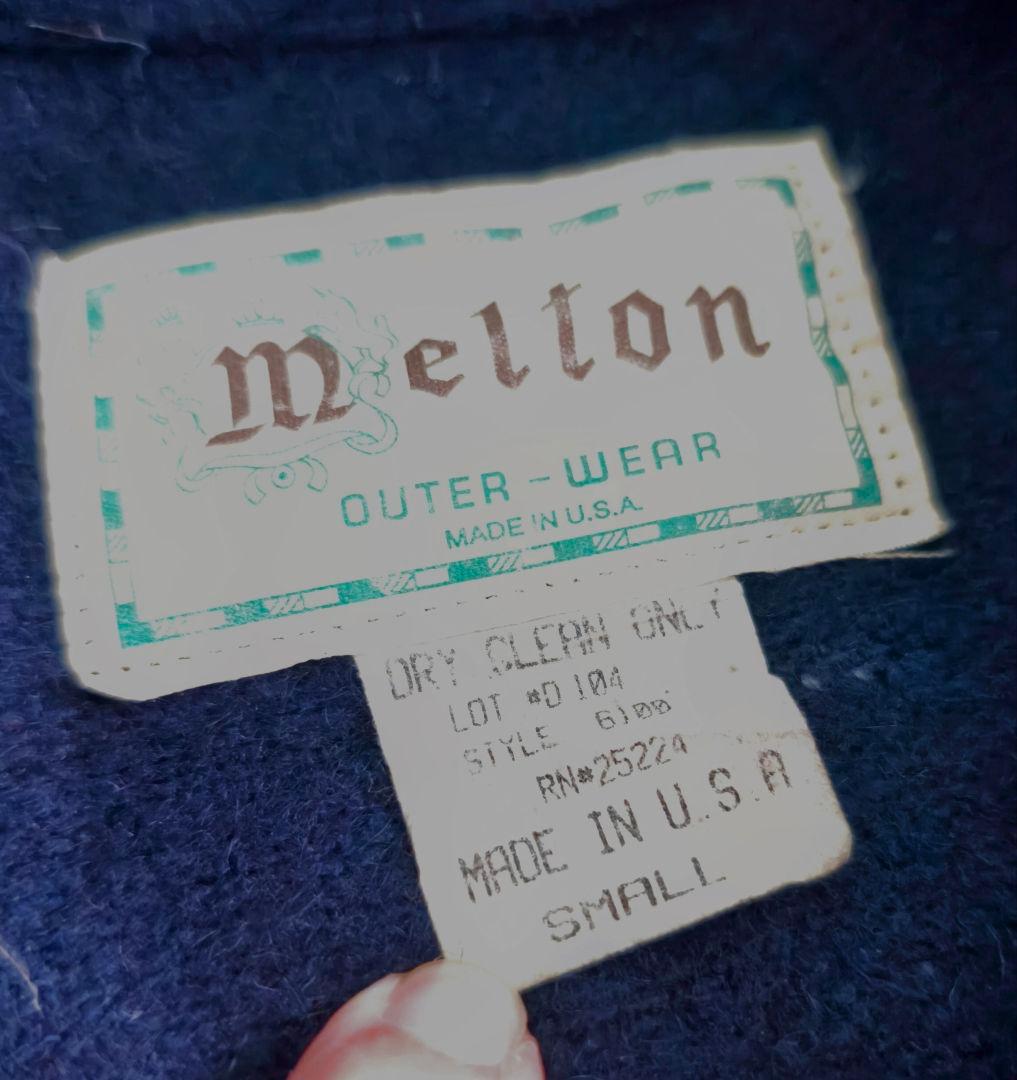 USA製　70s Melton ウール CPOジャケット ネイビー Sサイズ